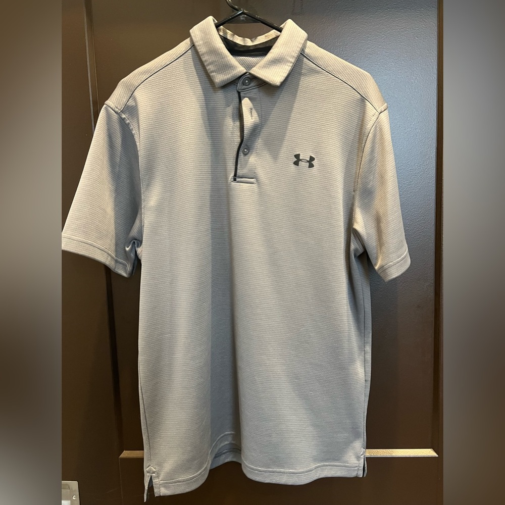 Under Armour Gray Polo Shirt